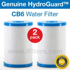 2 Pack Genuine Hydro Guard CB6 Carbon Block Water Filter For MP Systems