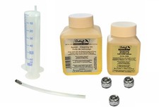 250 ml Rohloff Sp&uuml;l&ouml;l + 125 ml Ganzjahres&ouml;l + Spritze Schlauch &Ouml;labla&szlig;schrauben