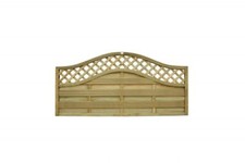 Forest 1.8m x 0.9m/1.2m/1.5m/1.8m Decorative Fence Panel Packs Lattice Top