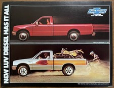 1982 Chevy Luv New Diesel Model Single Page Color Brochure 1982 Chevy Luv New Diesel Model Single Page Color Brochure