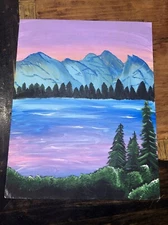 Mountain/ Lake Painting