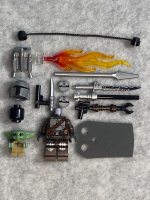 LEGO Mandalorian & Grogu, Custom Darksaber SILVER 75319 Din Djarin