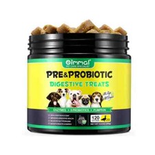120 Probiotic Chews Natural Gut Support Healthy Dogs Digestion Constipation
