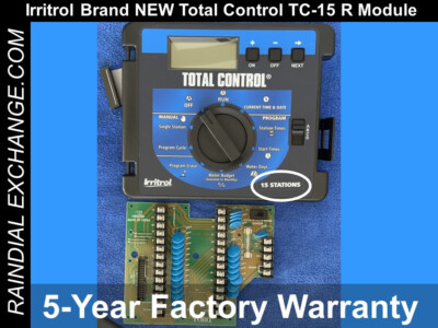 NEW-Irritrol Total Control TC-15-R 15 Stn module & board-24hr ship-5yr WARRANTY