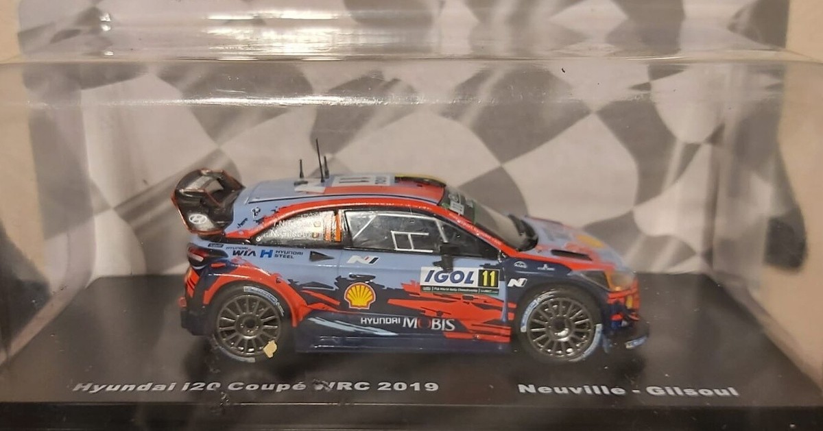 hyundai i20 coupe wrc #11 t. Neuville Gilsoul2019 1/43 Brand