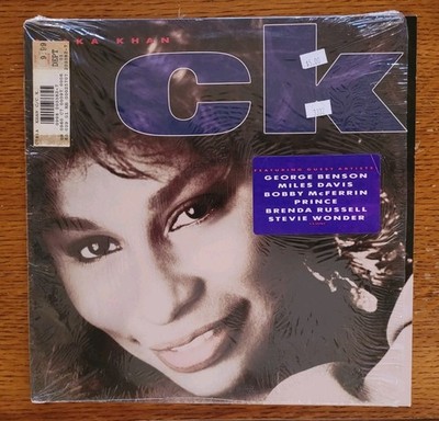CHAKA KHAN: CK 1988 LP 1st US Press IN SHRINK EX/EX MILES DAVIS PRINCE STEVIE