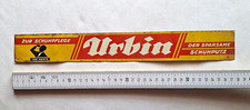 Urbin Blechschild Schuhpflege Schuhputz Werbeschild Werbung Querformat
