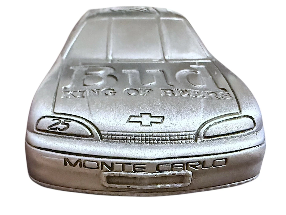 Ken Schrader BUDWEISER BUD #25 Fine Pewter Nascar Model Car No: 441 LTD ED. - Image 3 of 4