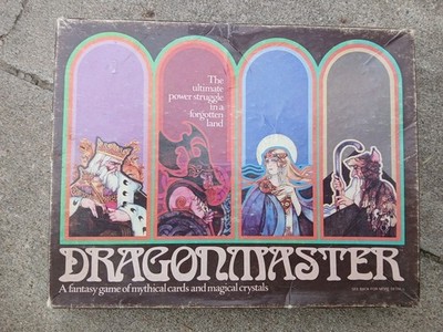 Dragonmaster Fantasy Card Game 1981 E.S. Lowe Milton Bradley Complete Dragons