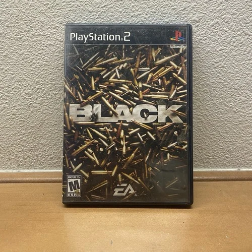 Black (Sony PlayStation 2, PS2 2006) CIB Tested