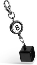 Pool Chalk Holder, Retractable Cue Chalk Holder Billiard Chalk Holder Pool Cu...