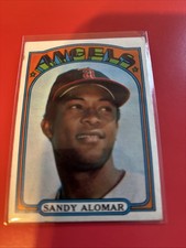 1972 Topps #253 Sandy Alomar Sr. - California Angels - EX-EXMT