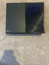 Microsoft Xbox One Black Console Great Condition, Only Flaw Is Slime On Top