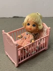 Vintage Liddle Kiddle Diddle Doll Crib 1960s