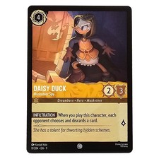Daisy Duck Disney Lorcana Trading Card Musketeer Spy 11/204 NM