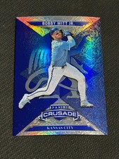 Bobby Witt Jr. 2025 Panini Crusade - #84 Blue Cracked ICE Kansas City Royals