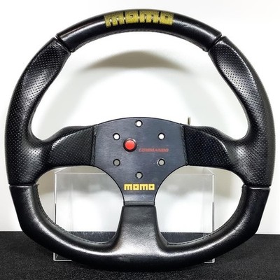 Momo Command first generation black 34.5φ D shape original out of print good