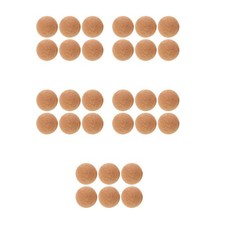 30 pcs Foosball Balls: Cork Foosball Ball 1.6 Inch - Mini Table Football Toys