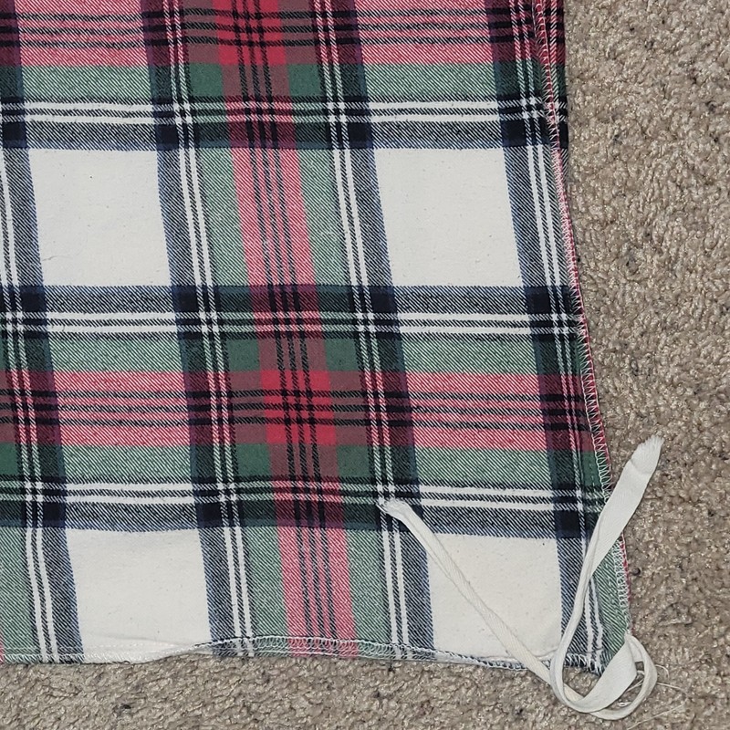 Lands End Coming Home Plaid Tartan Twin Duvet Cover 2 STD Cases 1 STD Sham 