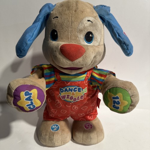 Fisher Price Dance And Wiggle Puppy Dog Stuffed Animal Plush Toy Battery