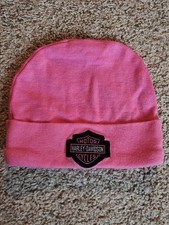 Harley DAVIDSON infant Beanie Cap Size 0-24 Months. Excellent Condition
