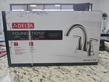 Delta Foundations 4 in. Centerset Single Handle Faucet in Polished Chrome