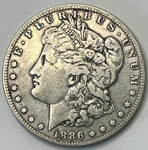 1886-O Morgan Dollar BU Uncirculated Mint State 90% Silver $1 US Coin