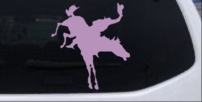Bucking Bronco Horse Western Rodeo Decal Sticker for Car Truck Window