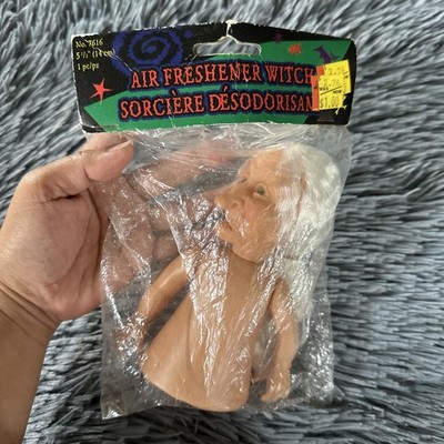1994 Sealed Fibre Craft Air Freshener Witch 7616