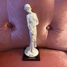 Capodimonte Porcelain Lady With Flowers Designed By G. Armani