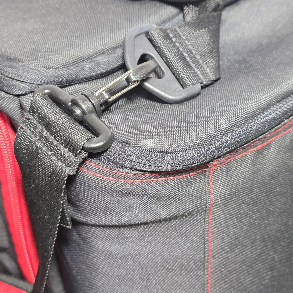 6件装健身包六包旅行创新者4餐准备健身房包黑色红色 — 第 2/4 张图片