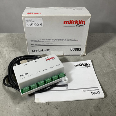MÄRKLIN 60883 - Rückmeldemodul L 88 (Link S88) - Digital - OVP - neuwertig