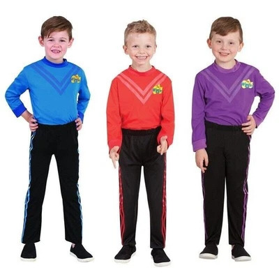 The Wiggles Cosplay Boys Dance Outfit Costume Simon Anthony Lachy Boys Outfit!