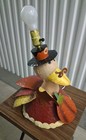Hand Crafted Farmhouse Table Lamp From Older Tin And Metal Yard Art Turkey — photo 3