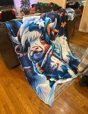 Baby Highland Cow Blanket Throw
