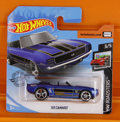 Hot Wheels - 2020 - '69 CAMARO Convertible (Blau) - HW Roadsters 3/5 - 190/250
