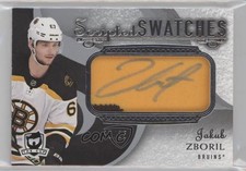 2018-19 Upper Deck The Cup Scripted Swatches 30/35 Jakub Zboril #SW-JZ Auto 4f5