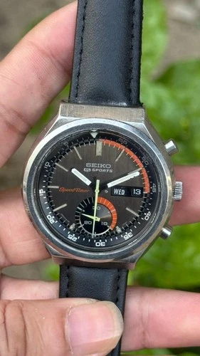 Vintage Seiko Speed-Timer 5 Sports Chronograph 6139-7060 JDM Day-Date