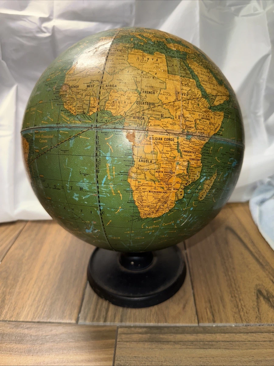 George F. Cram Co. 9 to 12in. Inches Diameter Antique World