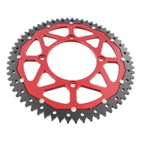 Kettenrad Alu Rot 63-ZäHne 428-Teilung FüR Beta RR 125 Motard 4T LC 2011-2012