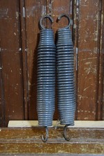 TRAMPOLINE SPRINGS 2PC LOT SALVAGED USEFUL TENSION SPRING 5-3/4" BEEHIVE 7-1/2"