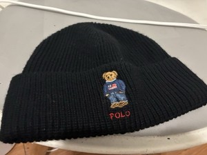 Polo Ralph Lauren Polo Bear Knit Cuffed Beanie Hat One size - Black (PC0826-001)