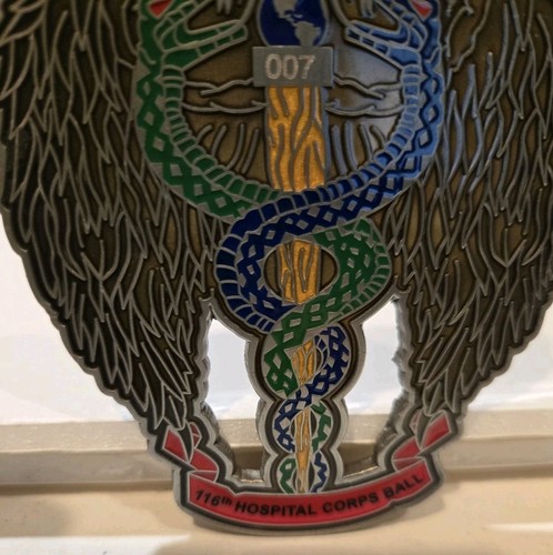116th HOSPITAL CORPS BALL LARGE 3" #'d CHALLENGE COIN - Picture 2 of 6