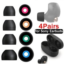 1-4 Pairs Sony WF-1000XM5 Headphones Silicone Replacement Earbud Tips Ear In-ear