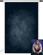 Dark Blue Abstract Photography Backdrop 6.5x10ft Portrait Background