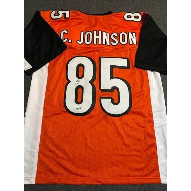 Chad Johnson #85 Cincinnati BengalsAutographed "CUSTOM" Jersey Beckett COA