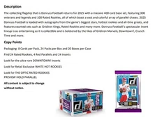 2025 DONRUSS FOOTBALL NFL RETAIL BOX 24 PACK NEW FACTORY SEALED-PRESALE MID-OCT