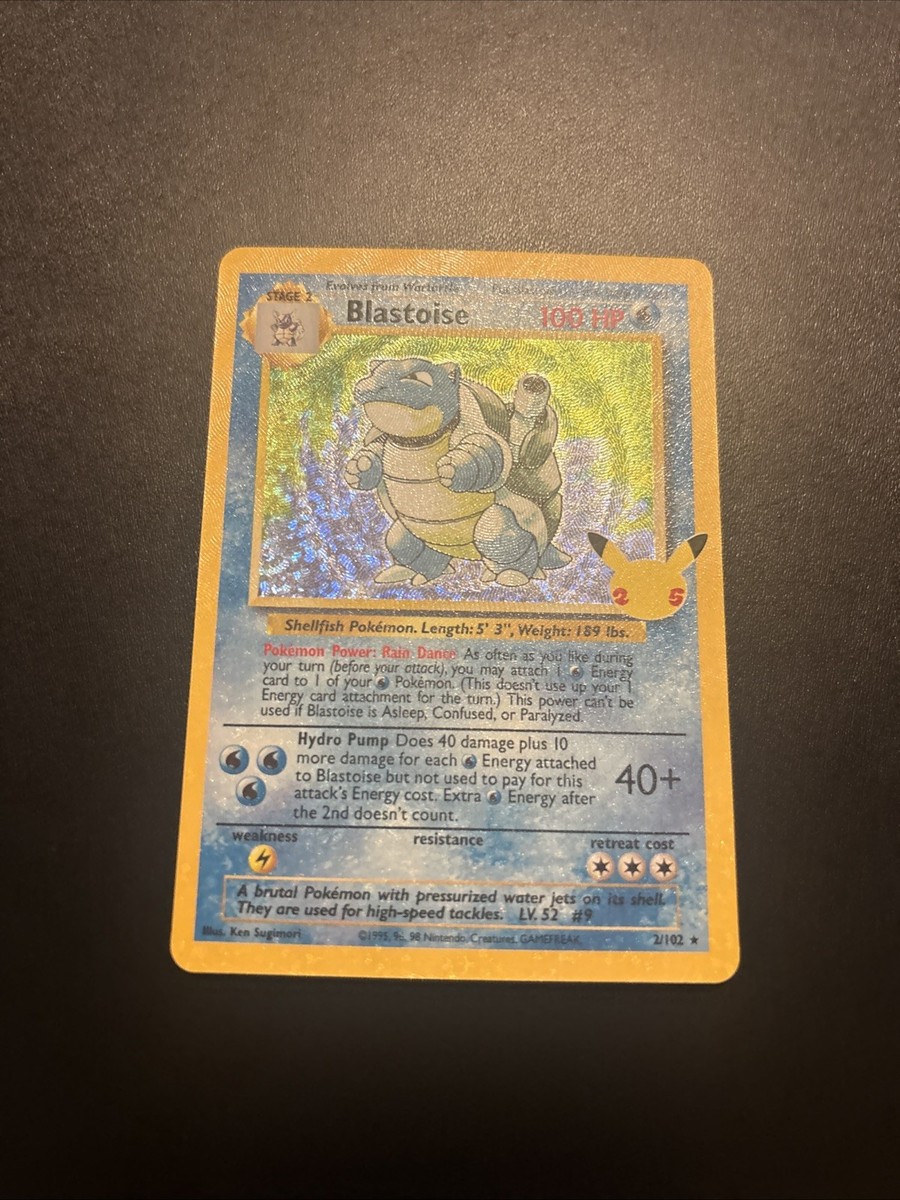 PSA9 カメックス 25th ANNIVERSARY Blastoise Blastoise Celebrations 2/102 25th Anniversary | eBay