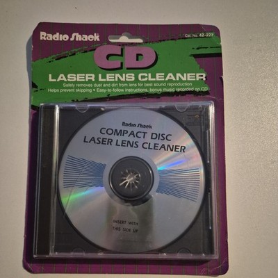 Radio Shack Compact Disc CD Laser Lens Cleaner 40-707 Jewel Case