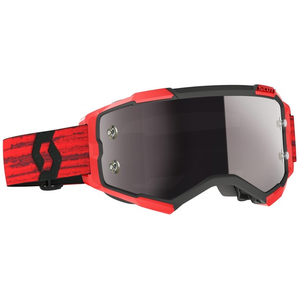 Scott Goggle Fury Dunkelrot/Silver Chrome Works Crossbrille Motocross Brille-image